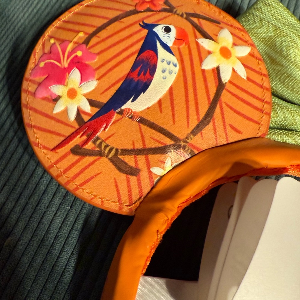 Enchanted Tiki Room: Enchanted  Parrot Themed Headband with Bow - Picture 8 of 8
